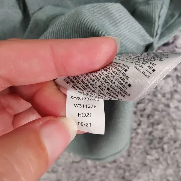 Athleta Green V-Neck ribbed top - Picture 7 of 9